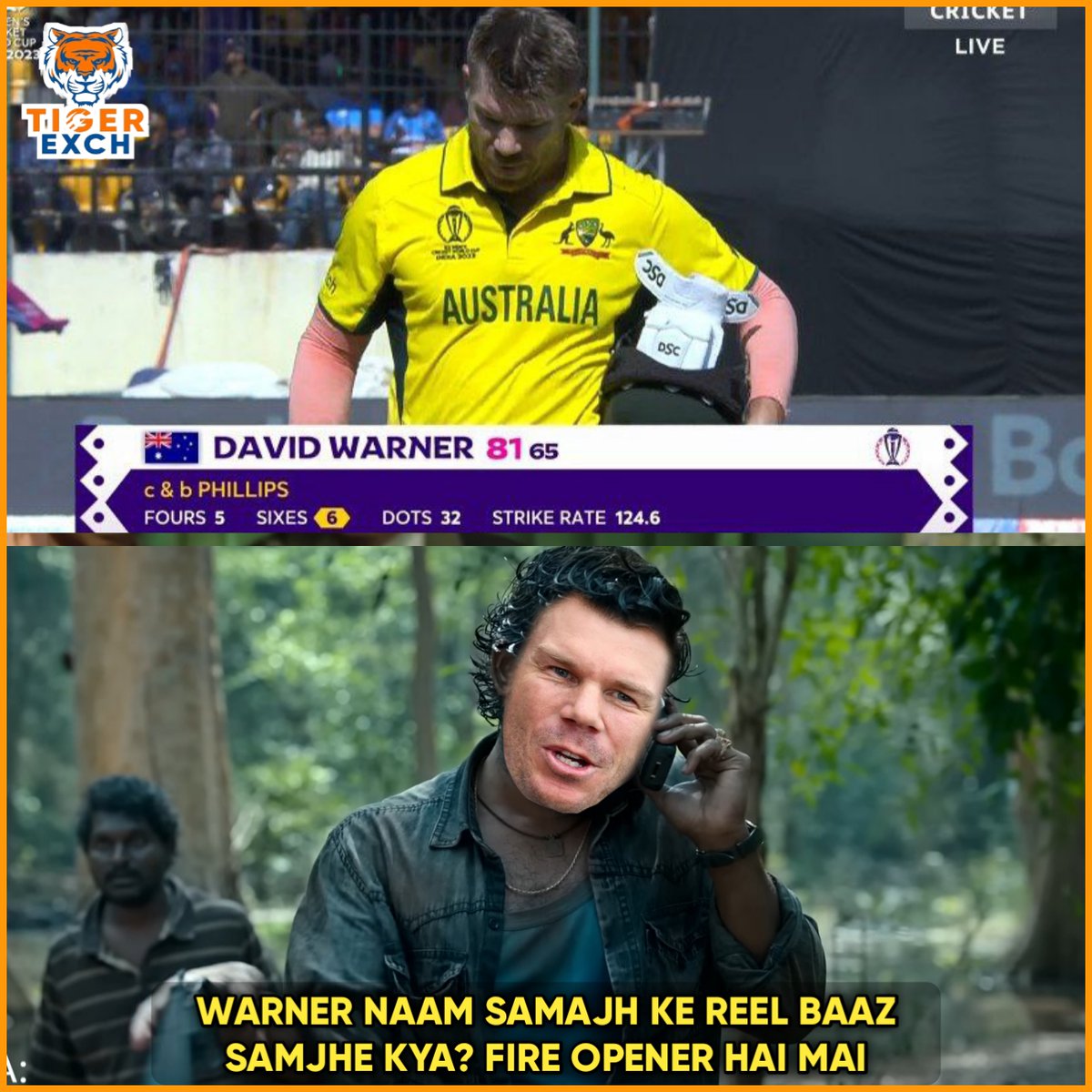 #AUSvsNZ #DWarner #CWC23INDIA #Tiger3