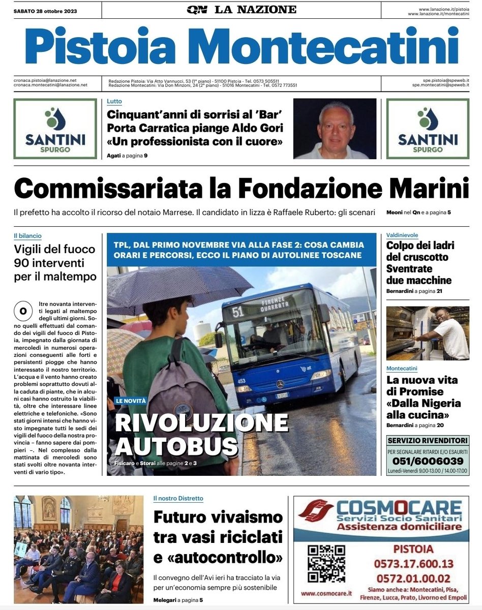 INSERTO ORANGE  🔥🟠
Scopri tutte le news sulla PISTOIESE all'interno de Pistoia - La Nazione 📰
Aggiornamenti, curiosità e molto altro.

Niente è come esserci!
#uspistoiese1921