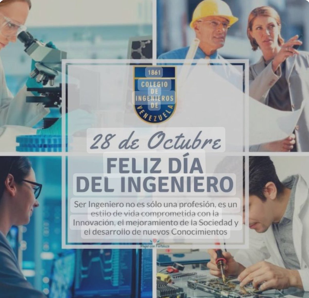 ¡Feliz día, colegas! 

#DiaDelIngeniero #Venezuela