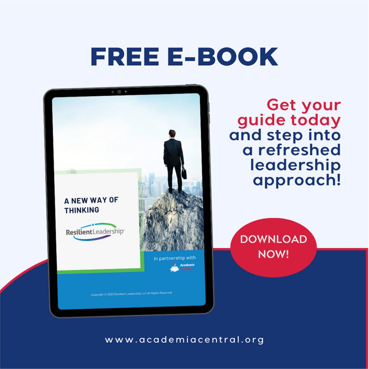 AcademiaCentra4's tweet photo. Our New Way of Thinking guide is presented as part of “The Resilient Leadership in an Anxious World Certificate.” The concept of “think emotional systems” and the concept of a rational and emotional system impacting behavior in individuals, families, and organizations are covered. The resilient leadership model has been proven to be transformational in building leadership capacity. The guide can be acquired today when signing up for the certificate.
https://t.co/BByP0TWdnx

#ResillientLeadership #EmotionalVsRational #AcademiaCentral