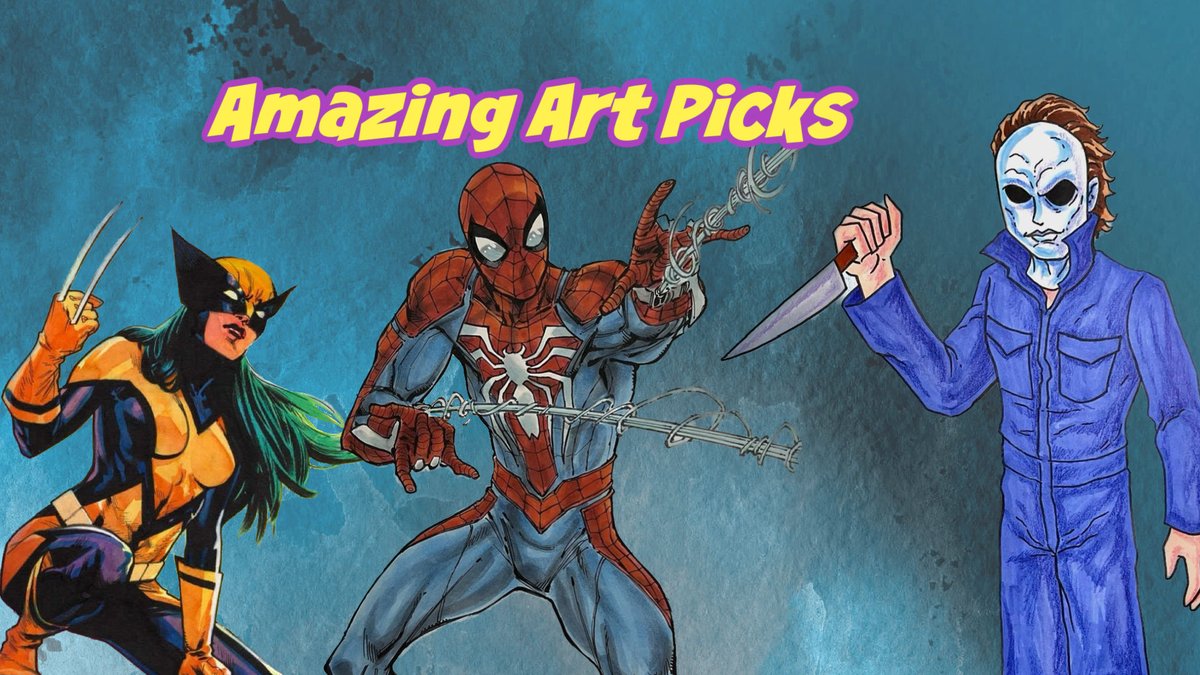 Check out this week's Amazing Art from <a href="/ToddNauck/">Todd Nauck</a> #DustinNguyen <a href="/mikemaihack/">Mike Maihack</a> @thebernardchang <a href="/Uminga720/">Chris Uminga SDCC BB-18</a> <a href="/takmiyazawa/">Takeshi Miyazawa</a> <a href="/iamHerobear/">Mike Kunkel</a> @J0ELG @RyLeeart <a href="/MahmudAsrar/">Mahmud Asrar 🪲 NYCC E21</a> and more!
entertainmentfish.com/2023/10/28/ama…