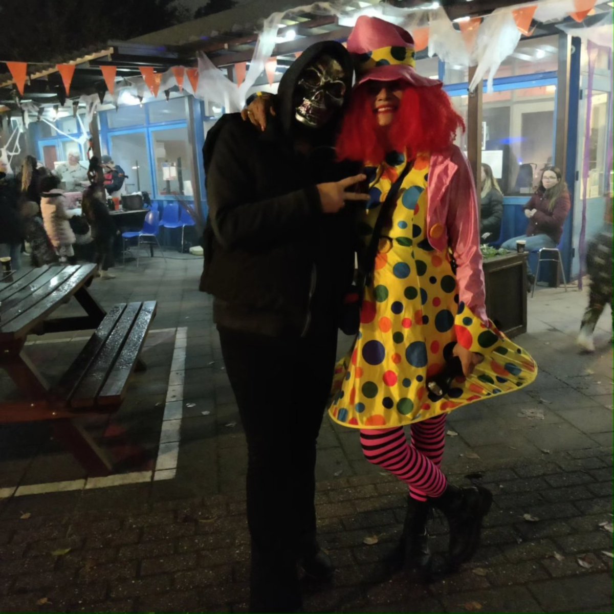 #Halloween op speeltuin de Vaan #Rotterdam #vreewijk #likejewijk was gezellig,spannend en griezelig.