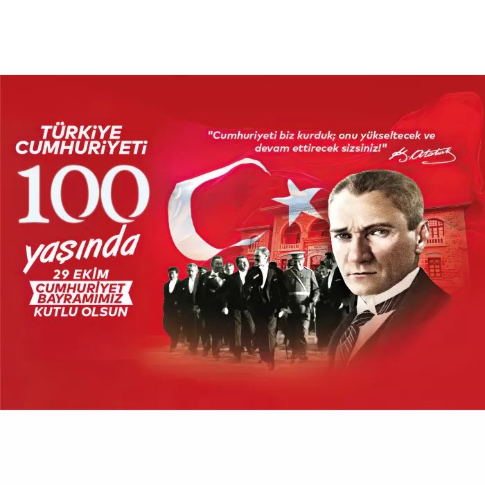 ##Cumhuriyetimizin100YılıKutluOlsun minnettarız ATAM,nice 100 yıllara🇹🇷🇹🇷🇹🇷🇹🇷🇹🇷