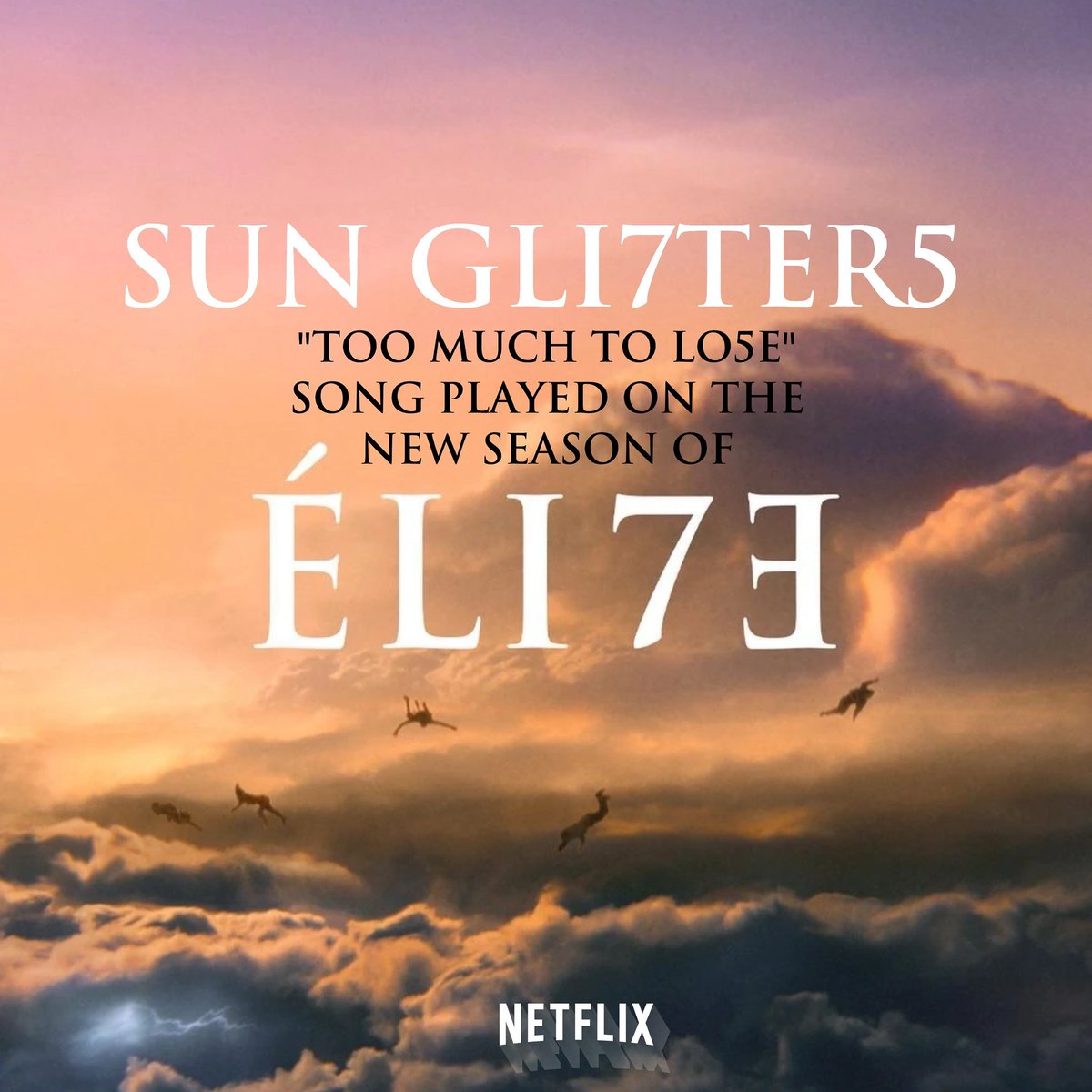 I’m really glad and honored to announce you that my song ‘ Too Much To Lose' was selected and played on the episode 5 from the new season 7 of the @EliteNetflix series on @Netflix! Special thanks to Paulina Marquez ! #sunglitters #netflix #elitenetflix #elite7 #luxembourg