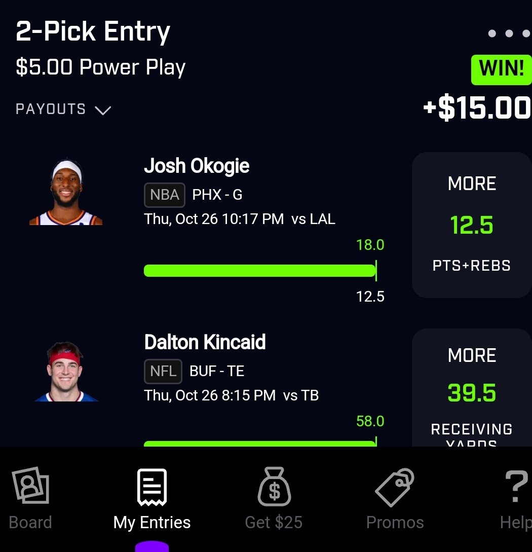 FLgoalieprops17's tweet photo. @TheWagerRoom_  Forgot to post some winners from last night lol. The cord stays hot, join us, lets cash together 👊💪🤑 #GamblingX #nhl #nba #SleeperPicks
#fliff #PrizePicks

Sign up for dubclub for more slips: https://t.co/avzAFITUnI https://t.co/ik7DZJnZ4k