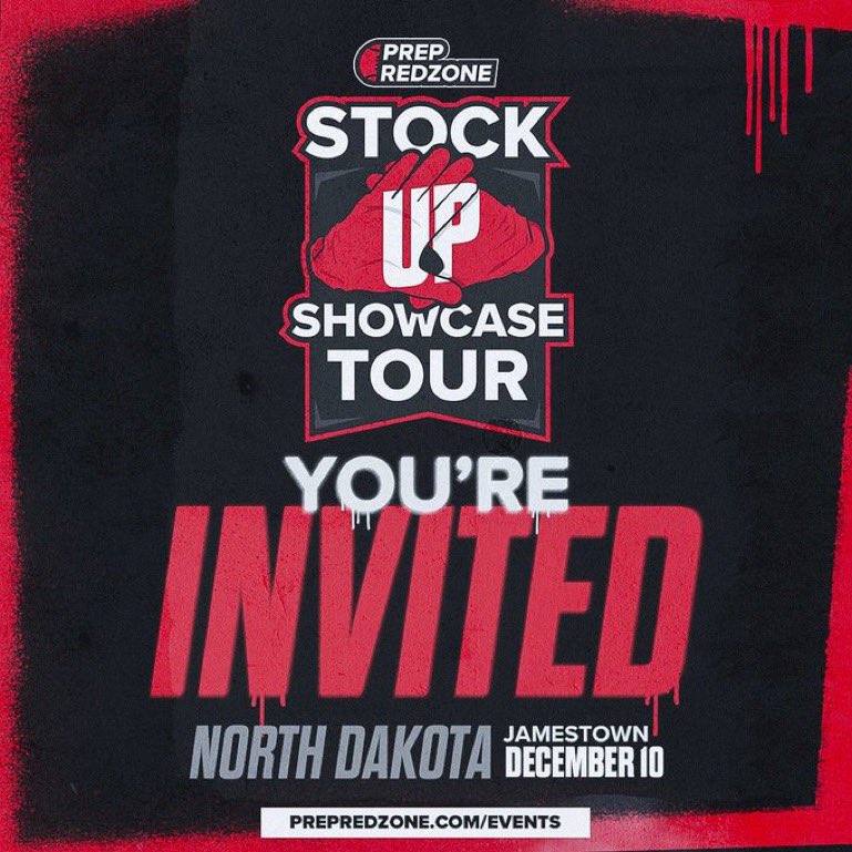 Thank you for the invite.<a href="/PrepRedzoneDAK/">Prep Redzone Dakotas</a> <a href="/NWahlScouting/">Nate Wahl</a>