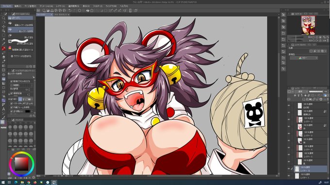 ブヘヘヘヘ…ウルシサンの髪の毛塗るのたのしい…
面倒くさい…
誰か代わりに塗って… 