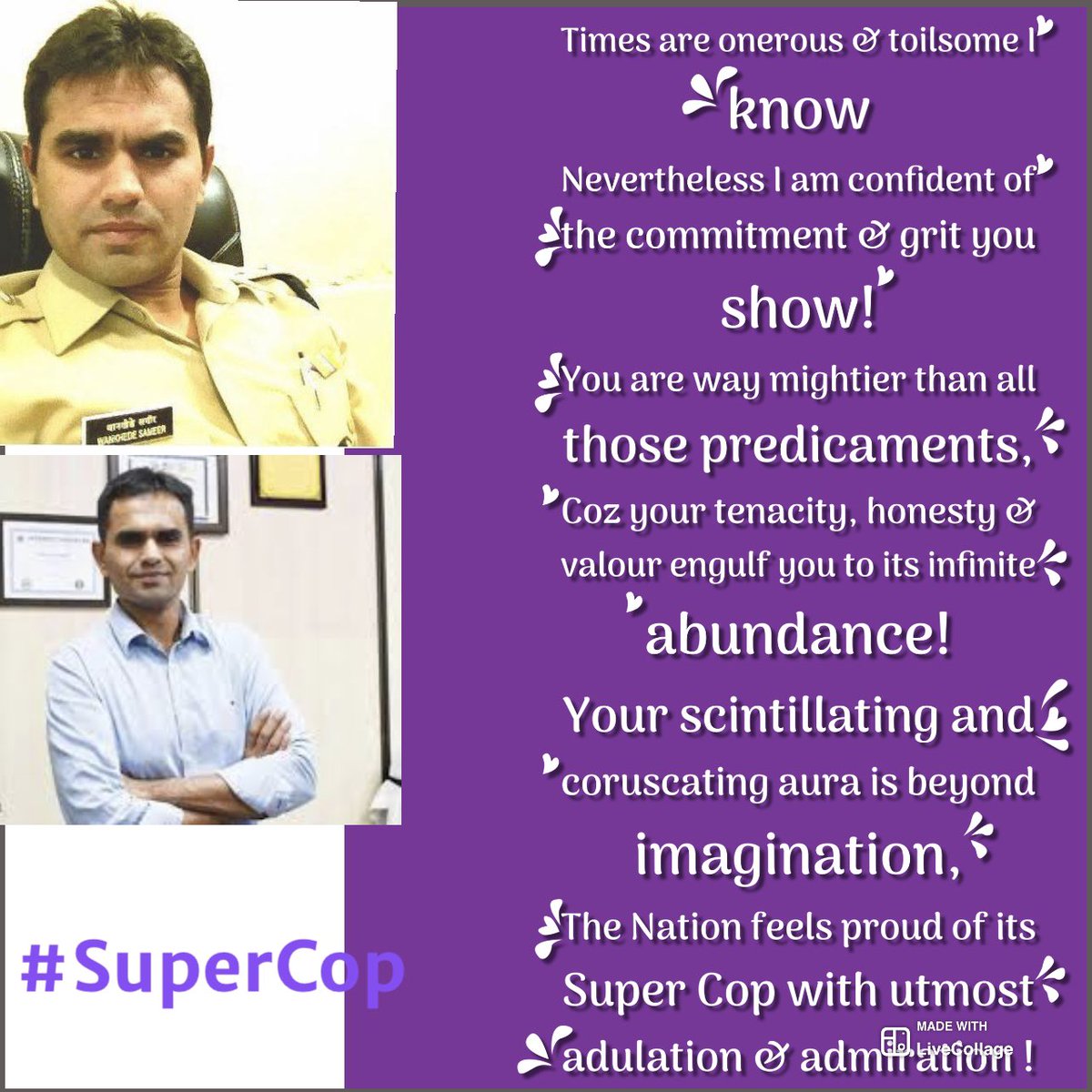 #.<a href="/swankhede_IRS/">Sameer Wankhede</a> has bn getting threats everyday.He has bn fighting the nexus with each fibre of his existence.Such a National asset needs to be protected.God forbid any untoward event, will it be the responsibility of the govt? HUMBLE REQUEST TO INCREASE <a href="/swankhede_IRS/">Sameer Wankhede</a> SECURITY!