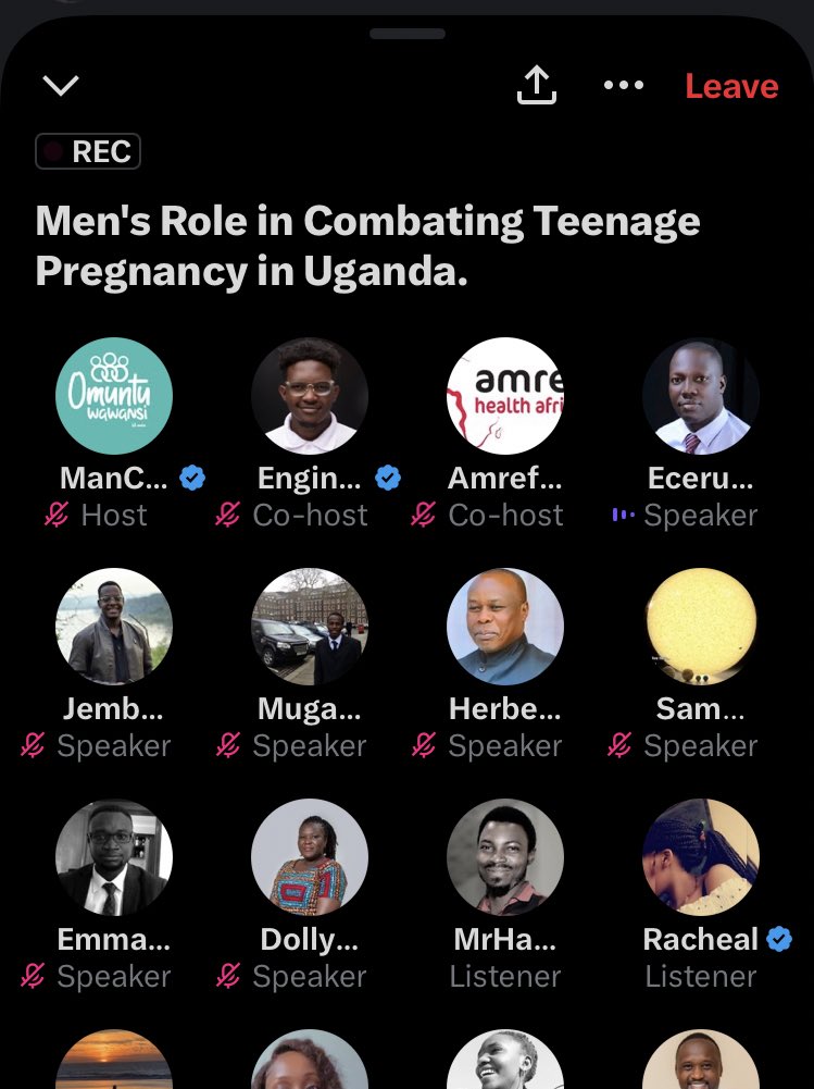 We have about 18,000 pregnancies in young people per year. It is important that men take action to vice. #ManCaveUG #EndTeenagePregnancyUG