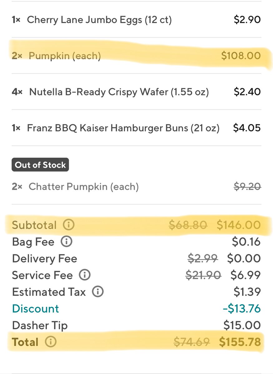 notFunnyLaura's tweet photo. @DoorDash_Help Hello Sam, I already did that, and I was given a fraction of what was owed before being ignored. I want the remaining $66.77 I was overcharged. https://t.co/LCrMzjQnTI