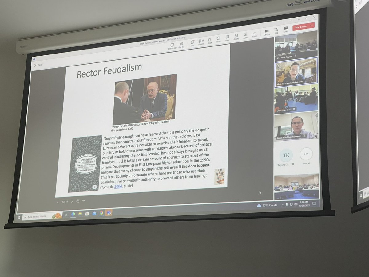 Zumrad Kataeva (@zumradkataeva) on Twitter photo Thank you Maia for your insightful and fascinating presentation for NU and NUGSE students and faculty <a href="/MChankseliani/">Maia Chankseliani</a> Thank you Maia for your insightful and fascinating presentation for NU and NUGSE students and faculty <a href="/MChankseliani/">Maia Chankseliani</a>