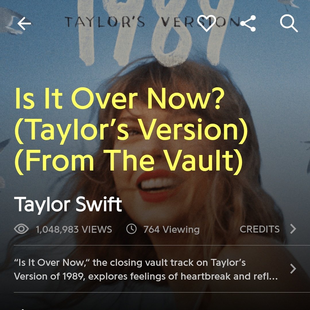 Taylor Swift – Is It Over Now? (Taylor's Version) [From The Vault] Lyrics