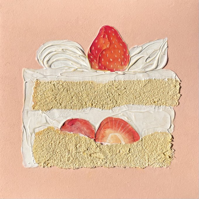 「dessert strawberry shortcake」 illustration images(Latest)