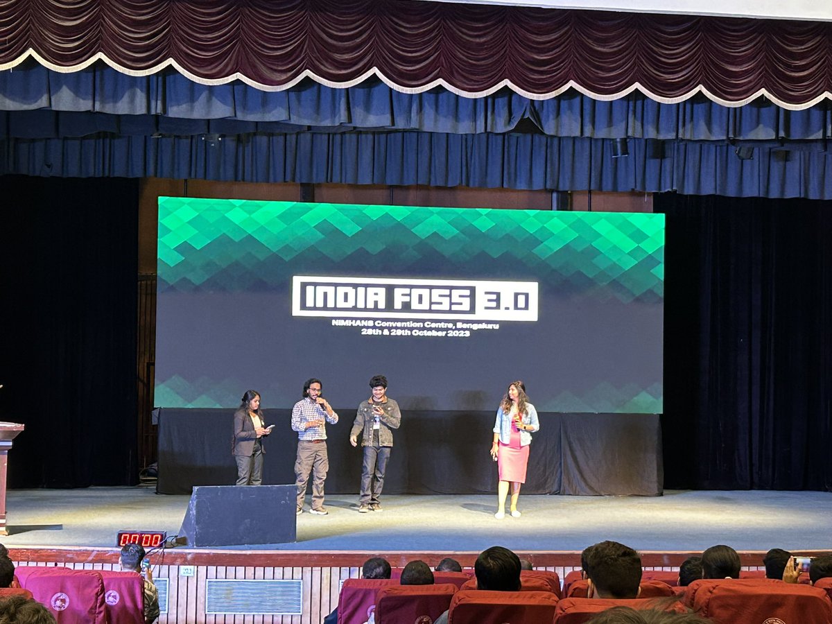 Gopa Vasanth (@gopavasanth1999) on Twitter photo India's open-source community is buzzing with energy. Excited to meet and connect with some amazing OSS enthusiasts at <a href="/IndiaFOSS/">IndiaFOSS 2025</a> happening at NIMHAS Convention Center, Bangalore π
#OpenSource #Bangalore #TechCommunity India's open-source community is buzzing with energy. Excited to meet and connect with some amazing OSS enthusiasts at <a href="/IndiaFOSS/">IndiaFOSS 2025</a> happening at NIMHAS Convention Center, Bangalore π
#OpenSource #Bangalore #TechCommunity