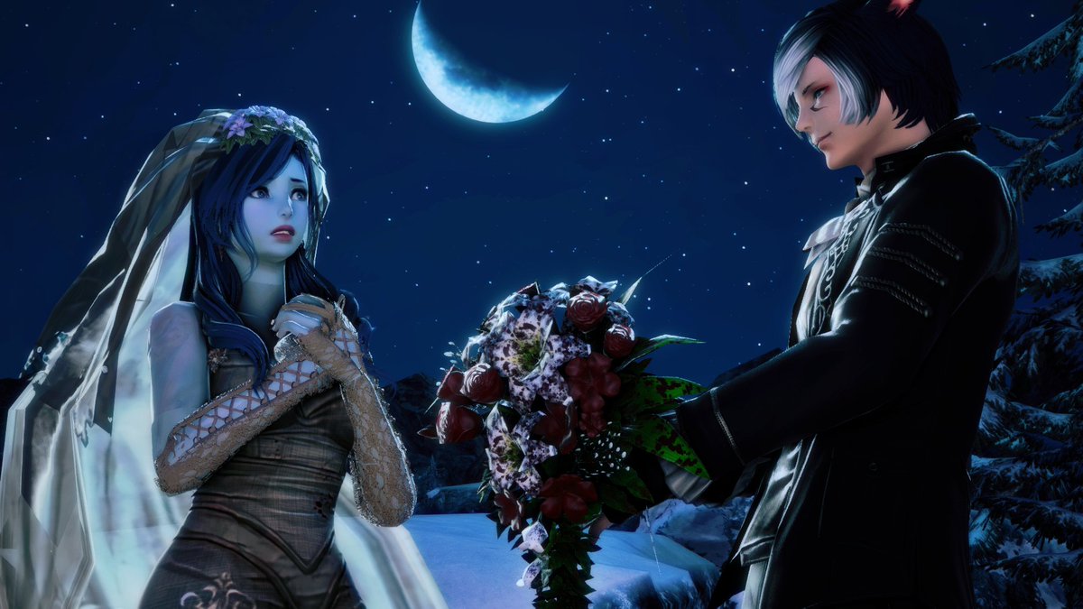 Worst_WOL's tweet photo. "Excuse me, Miss? I think you dropped this. What are you doing out here? It's cold--let me give you my coat."
#CorpseBrideAU https://t.co/fV6QQo4JFc