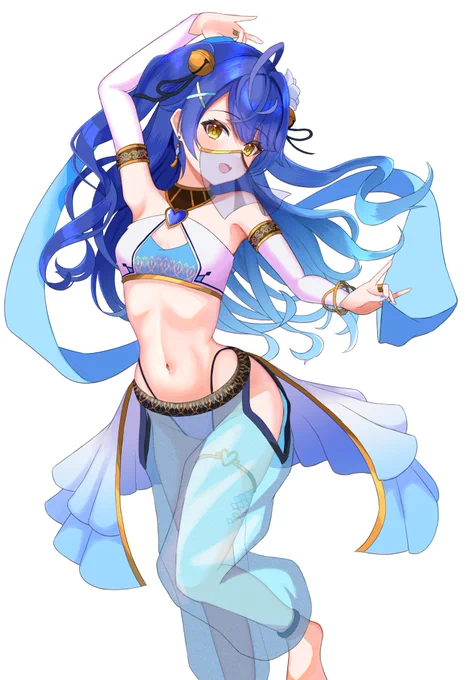 にじさんじ踊り子衣装妄想8: 天宮こころ #絵こころ