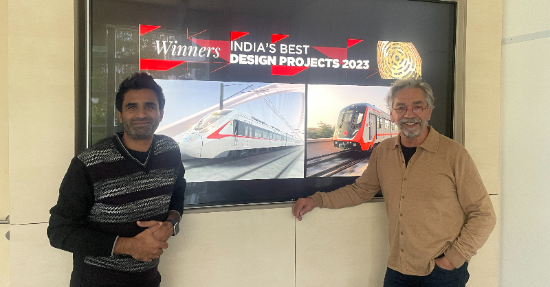AlstomIndia's tweet photo. We at @Alstom are driven by delivering unique experiences with our mobility solutions &amp; design is a key element of that experience. We are proud to share that @bestdesignaward has recognised our cutting-edge #RRTS trains as #India's Best Design Projects.