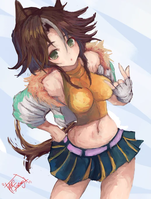 #みなさん2年前の今頃はどんな絵描いてましたか パーマーさんに一目惚れしてた