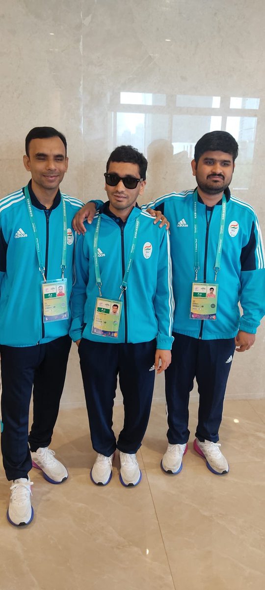 Congrats to Darpan Inani, Soundrya Pradhan and Ashwin for clinching the Gold Medal in Men's Chess B1 Category (Team).

Proud of their skill and dedication. All the best for the endeavours ahead.