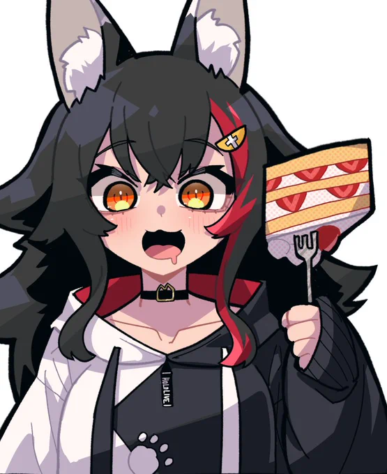 このあとなんやかんやでケーキを食べられないミオしゃ #みおーん絵
