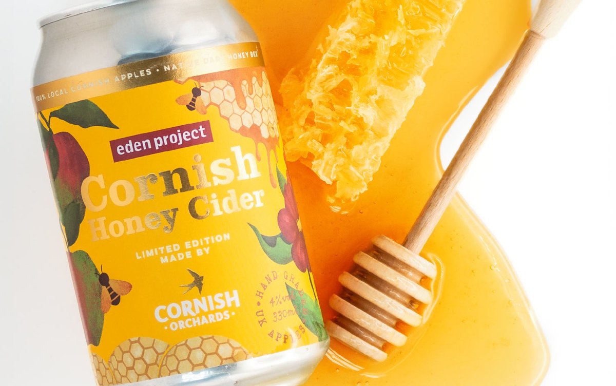 Sip on the sweet taste of nature with this Cornish combo, the honey cider we've crafted in partnership with the @EdenProject! 🍯🍏

Grab yours today at cornishorchards.co.uk

#locallypressedcider #cornwall #drinkresponsibly