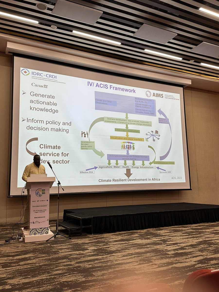 It was great to see that Lead Authors of Chapter 12, WG-1, AR6 presented keynotes related to ‘Climatic Impact-Driver for Impact and Risks Assessment in different sectors and regions at different sessions of the #WCRPOSC23  #WCRP #IPCC #ClimateEmergency #COP28 in Kigali,Rwanda