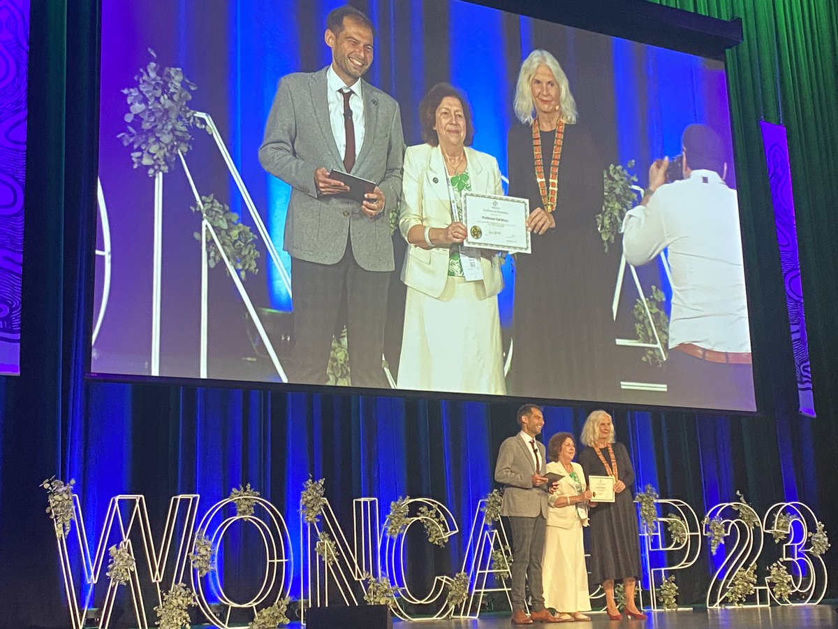 Congratulations <a href="/ValWassRCGP/">Val Wass</a> for awarding WONCA fellowship in appreciation of your service to WONCA and family medicine globally.
Very proud of you
<a href="/WoncaWorld/">WONCA</a> 
#WONCASydney2923