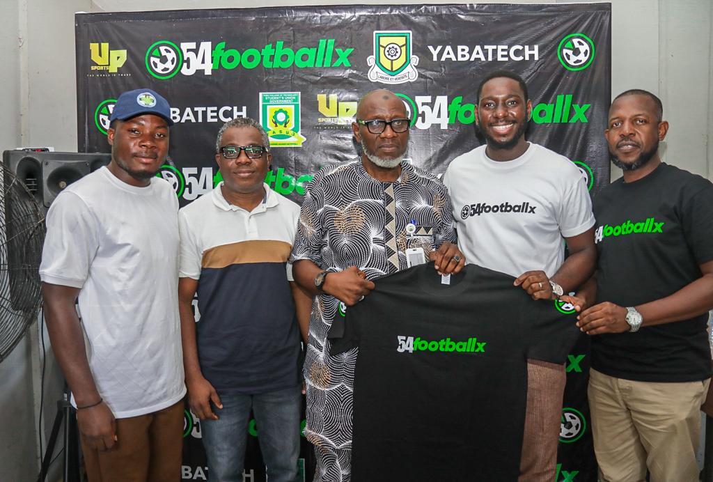 ojeksaikhoje's tweet photo. @54footballx boosts #higherinstitution football with #54footballxrectorcup.
#Yabatech
#54footballx
#Lagos
#BrandAmbassador
@yabatechradio https://t.co/hBSmGlcsc4