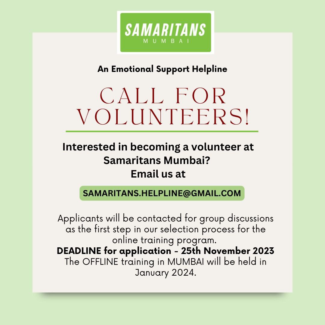 Samaritans Mumbai tweet media