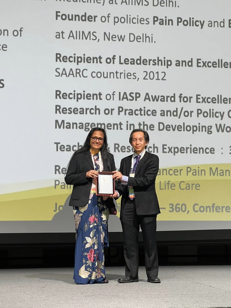 Indian Association of Palliative Care (@iapcsecretary) on Twitter photo Congratulations Dr Sushma Bhatnagar on receiving the ‘Cynthia Goh #Award 2023’, in recognition of your significant contribution to national and regional #PalliativeCare development via capacity building, improving access to essential medicines, and patient care.
<a href="/sushmabhatnag13/">sushma bhatnagar</a> Congratulations Dr Sushma Bhatnagar on receiving the ‘Cynthia Goh #Award 2023’, in recognition of your significant contribution to national and regional #PalliativeCare development via capacity building, improving access to essential medicines, and patient care.
<a href="/sushmabhatnag13/">sushma bhatnagar</a>
