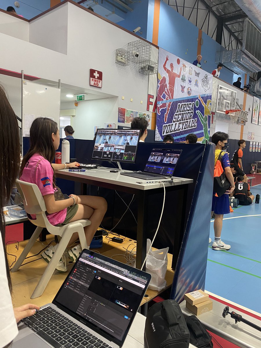Impressive add to MRISA v.ball <a href="/ISPPCambodia/">ISPP Cambodia</a> is in house live stream. I’m most proud <a href="/MrPanford/">Mr. Panford</a> &amp; Mr Anderson committed time to training Ss to lead this. Ss always produce much more than we think poss when we trust &amp; engage them. Go Falcons
#MRISA #schoolsport #studentleadership