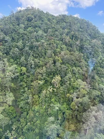 #RACQ #CQRescue is now returning to the site of a light aircraft crash in mountainous terrain near Netherdale to check for survivors. More to come.
