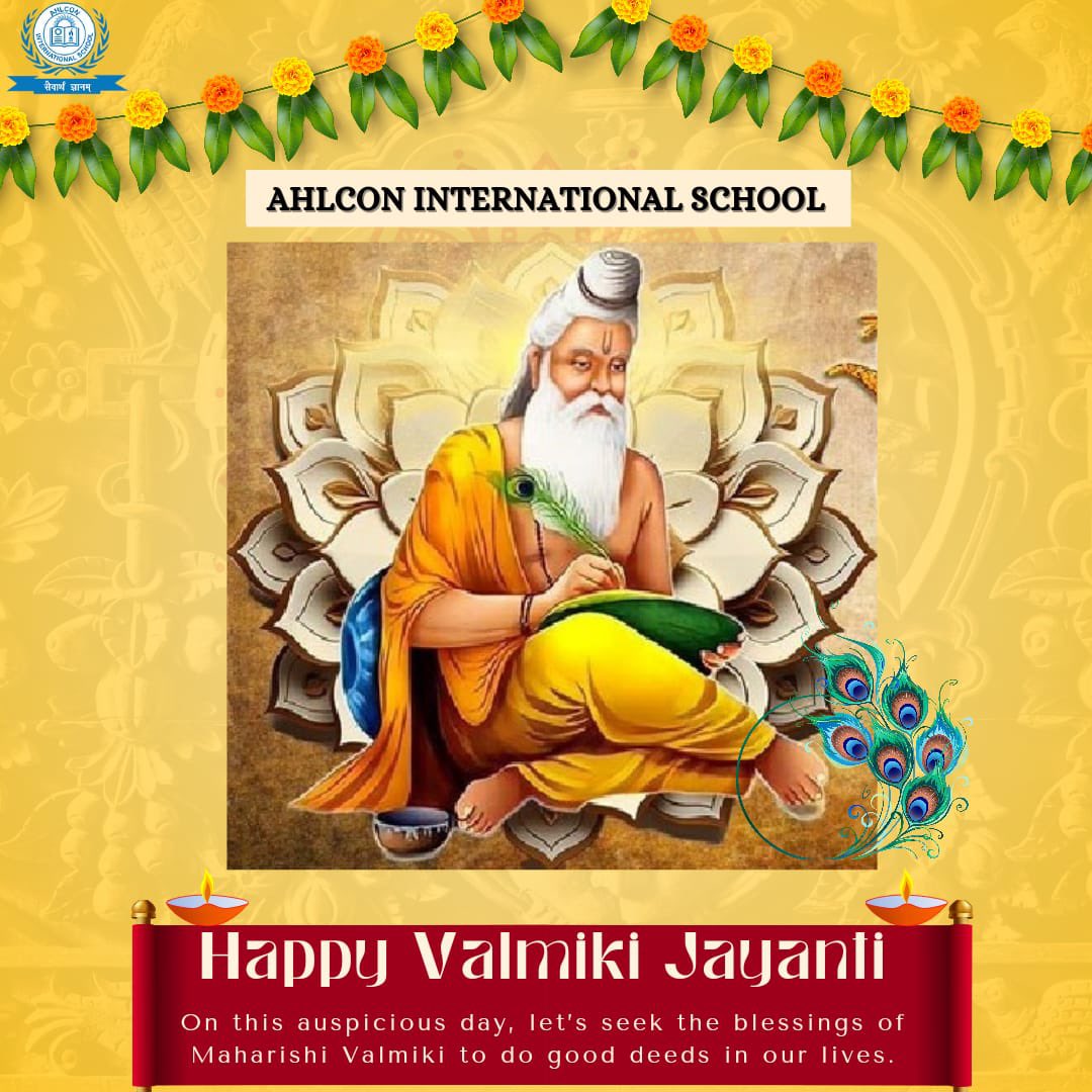 sdg4all's tweet photo. On the auspicious occasion of #Maharishivalmikijayanti,we pay tribute to the sage who bestowed upon us the timeless epic, #Ramayana. May we strive for a better &amp; more virtuous future, guided by his wisdom. Happy #ValmikiJayanti #PargatDiwas🙏🏼 @ashokkp @y_sanjay @pntduggal https://t.co/FRMc6UpWOq
