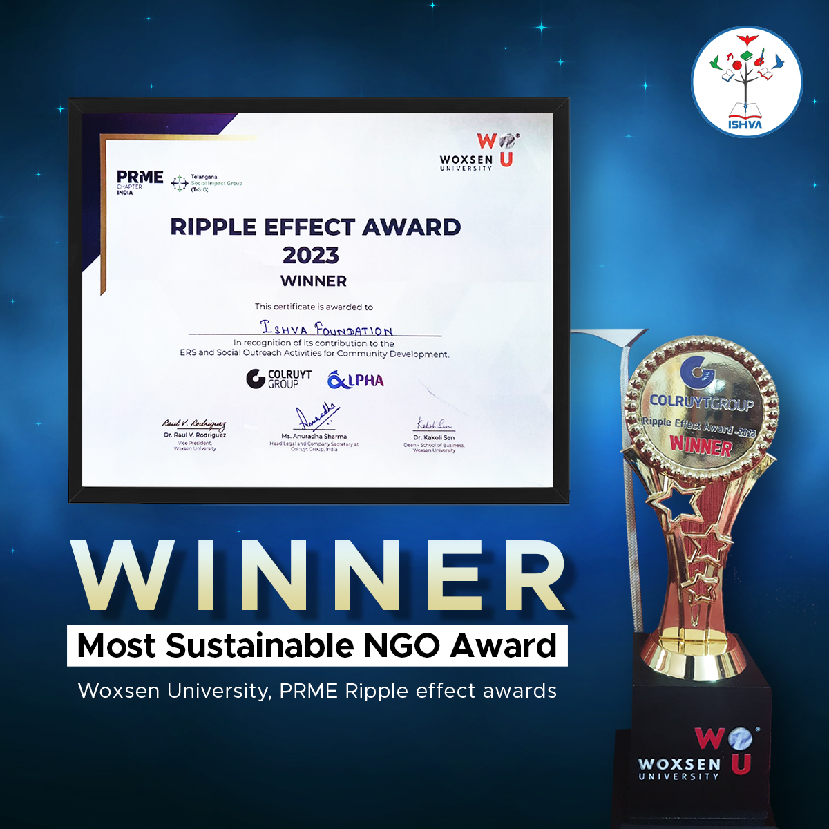 Ishva Foundation tweet media