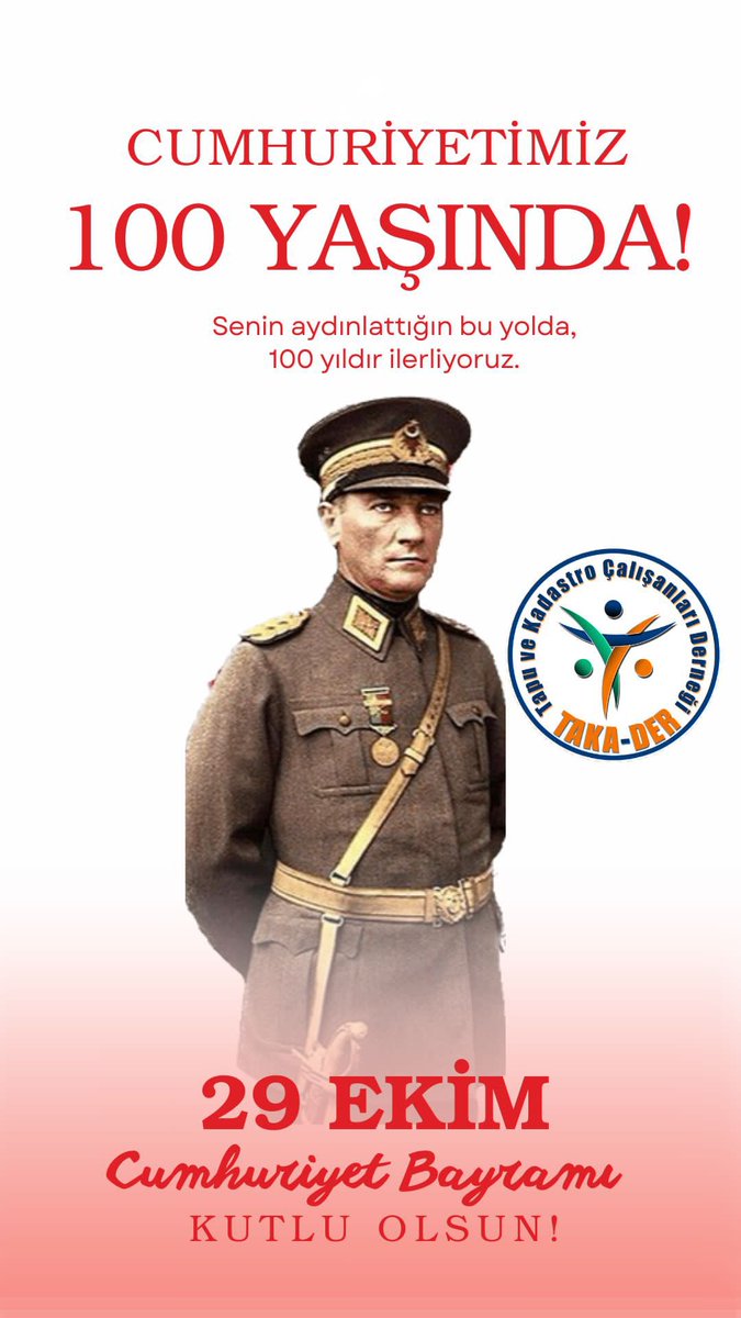 TAKADER1's tweet photo. #Cumhuriyetimizin100YılıKutluOlsun #CumhuriyetBayramımız #CumhuriyetYüzYaşında #CumhuriyetimizinYüzüncüYılıKutluOlsun https://t.co/geEIFKro0z