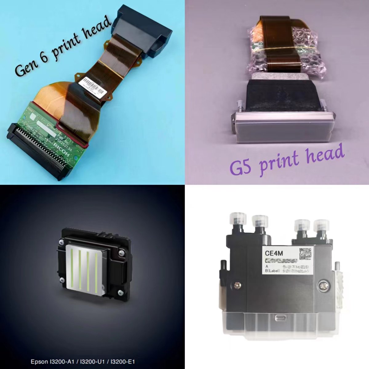 Provide original print head.
Choose the one meets your need 😆
Good price
#printhead #print #originalprinthead #ricoh #epsonprinthead #printer #spareparts #sparepart #accessories #accessory #ecosolventprinter #sublimation #sublimationprint #uvprinter