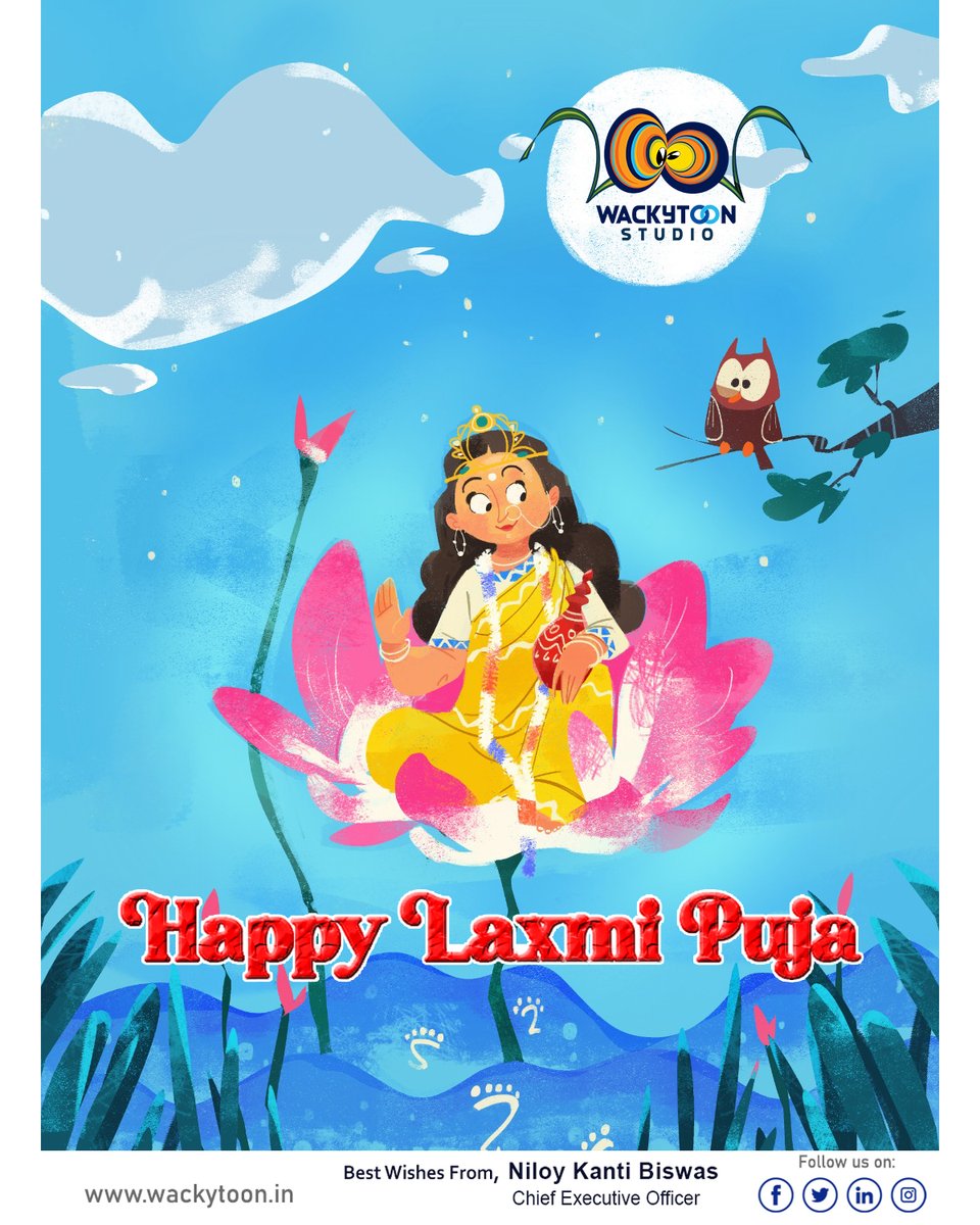 wackytoonstudio's tweet photo. ๐ช๐ On this auspicious occasion of Laxmi Puja, may your life be filled with happiness, success, and endless wealth. ๐๏ธ๐
#LaxmiPujaBlessings #FestivalOfLights #WealthyLife #Prosperity #Blessings #GoodFortune #SpiritualWealth #InnerProsperity #LaxmiPujaPrayers #WackytoonStudio https://t.co/ceSvB4Ew8T