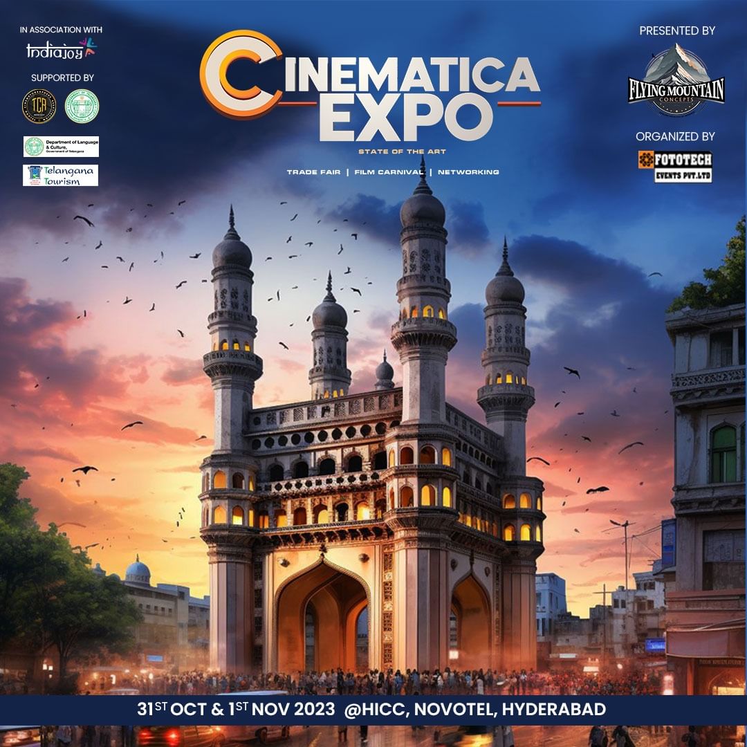 Welcome to INDIAJOY 2023. India's Largest Media & Entertainment Summit happenig 31st OCT to 4th NOV, at HICC NOVOTEL Hyderabad, Telangana, India. This 5 Day's 'GALA EVENT': VFX Summit, Desi Toons, Cinematica,AsifaIndia and IGDC.. For Registrations: vfxsummit.in/book-tickets.p…