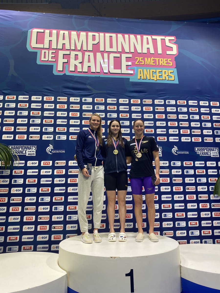Chpts  France Élite Angers 
Déjà deux jours de compétition
4  finales C 
4 finales B 
7 finales A
2 titres pour Lucie Vasquez sur 50-100 brasse 🥇🥇 
<a href="/LeRep91/">Le Rép 91</a> <a href="/villedemassy/">Ville de Massy</a> <a href="/CDEssonne/">Département de l'Essonne</a> <a href="/arena_france/">arena France</a> <a href="/eurocomswim/">EUROCOMSWIM</a> <a href="/OlivierRoverc_h/">Olivier ROVERC'H</a> <a href="/libriere/">Lionel Briere</a> <a href="/canet_olivier/">Olivier Canet</a> 
📸 <a href="/kempinaire/">kempinaire thomas</a>