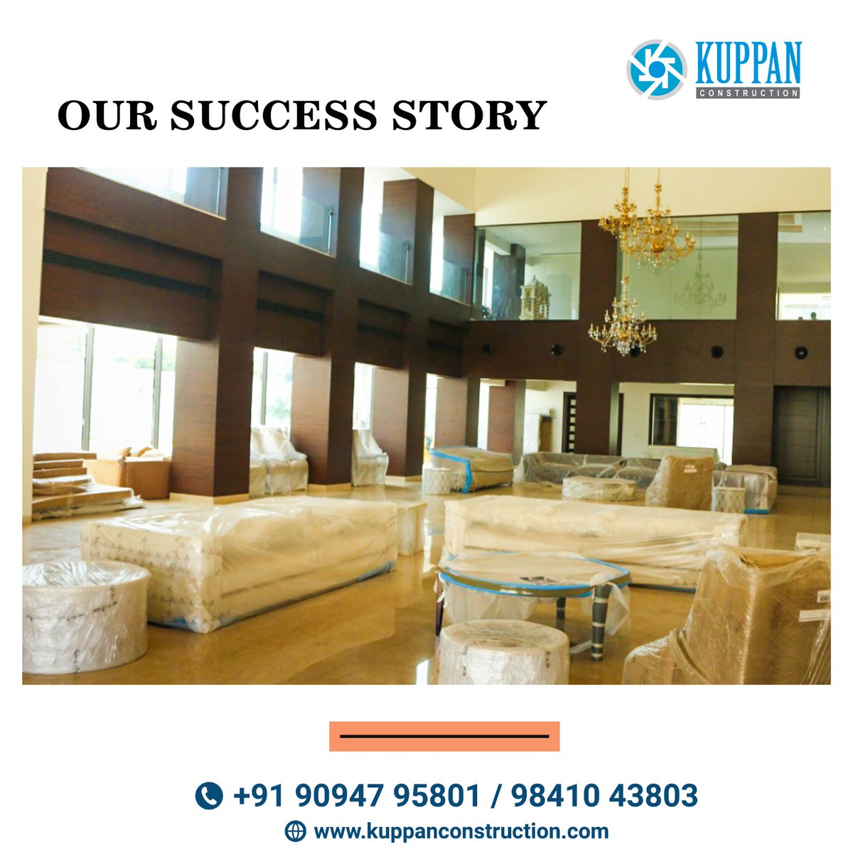OUR SUCCESS STORY...!

Call Us : +91-98410 43803 / +91-90947 95801
Visit Our Websiteite : kuppanconstruction.com
#kuppanconstruction #civilcontractors #civilcontractorsinchennai #chennai #constructionchennai #builderschennai #bestcivilcontractorsinchennai