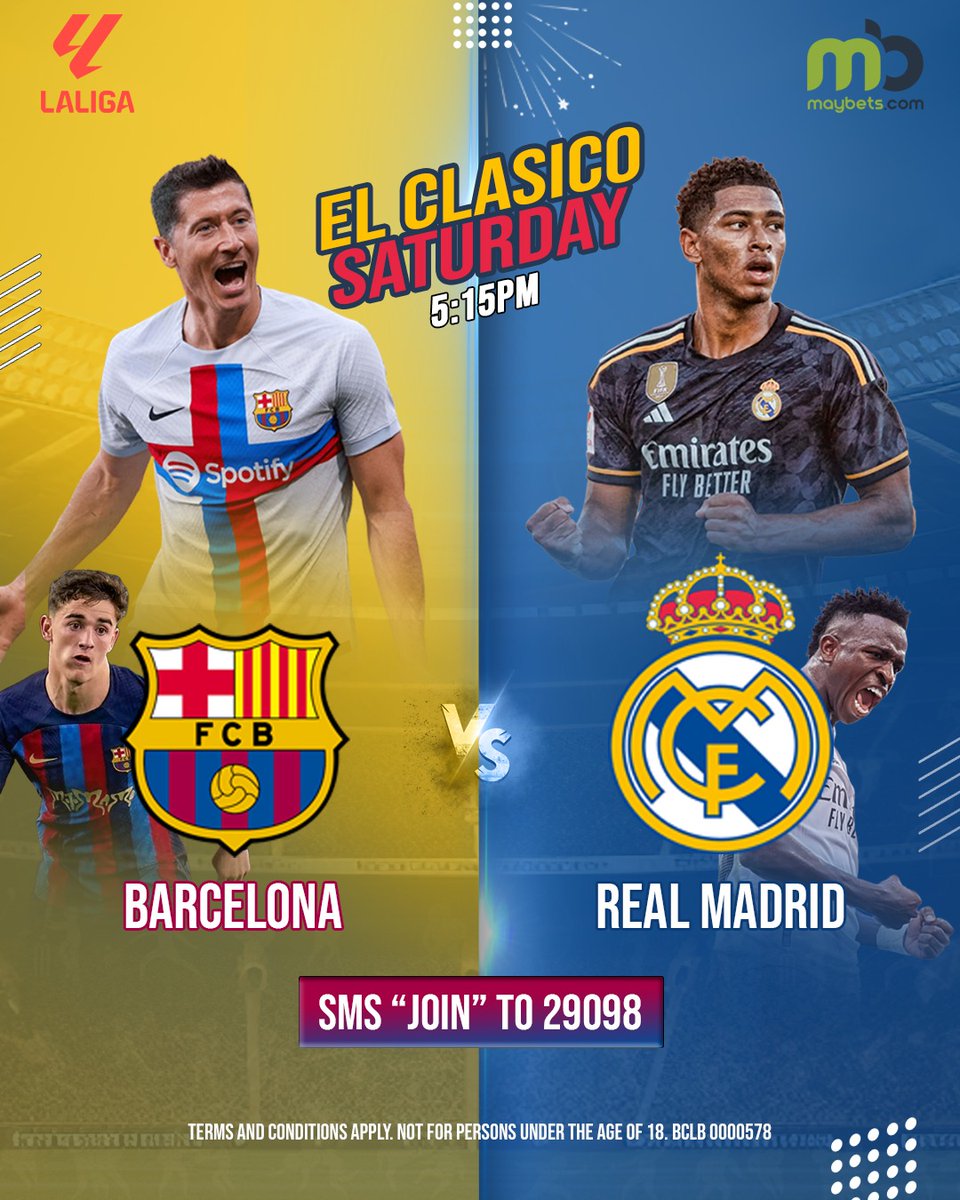 If Barcelona play with the right mentality then they can easily win the game. #MayBetsFungaDealElClasico
Maybets @MaybetsOfficial