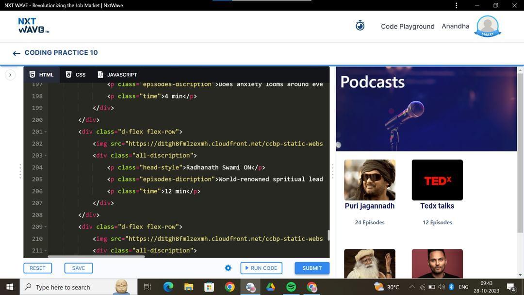 Anandha_kumar15's tweet image. Done with 222 lines of code
#full_stack  #html #ccbp #NextWave #css #javascript