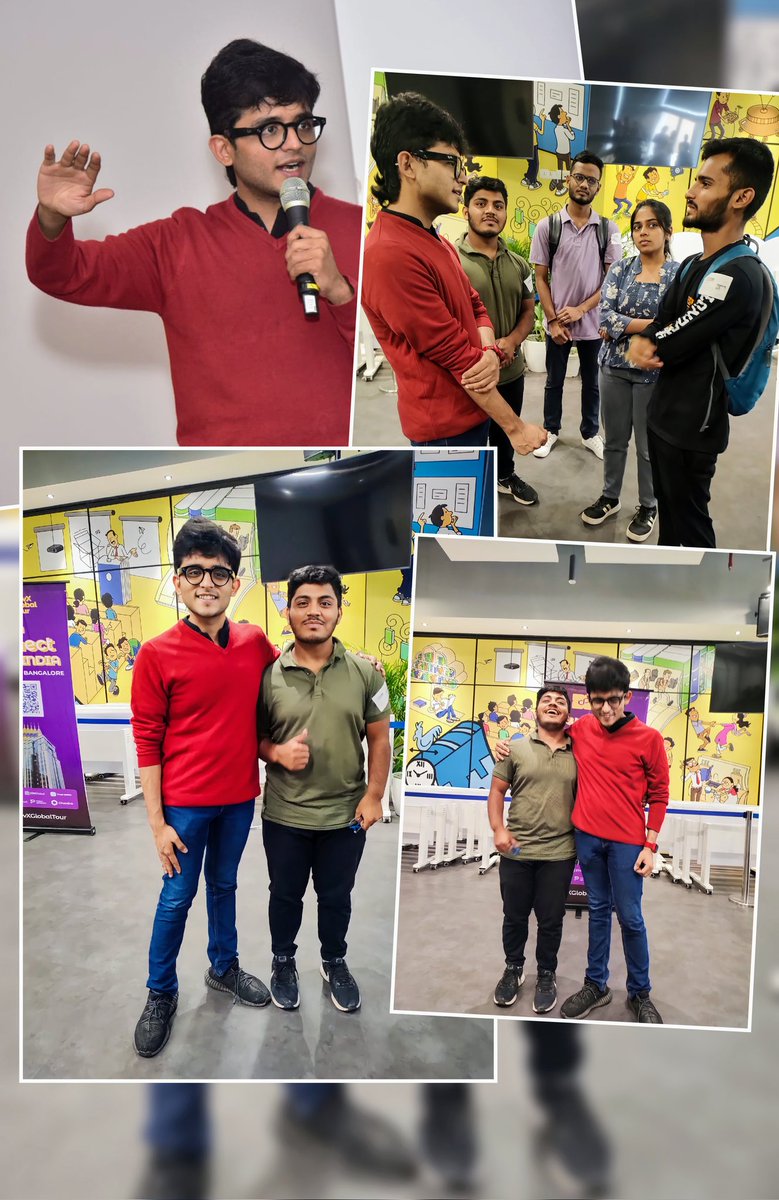 surajsonuk's tweet photo. Just met Sai Krishna from @PolygonLabs at the #DevXGlobalTour in Bangalore - such an inspiring and down-to-earth founder🚀 @5aitec #GuildBLR #CreativeGenZ @GuildPolygonBLR https://t.co/ZPVOrocNKB