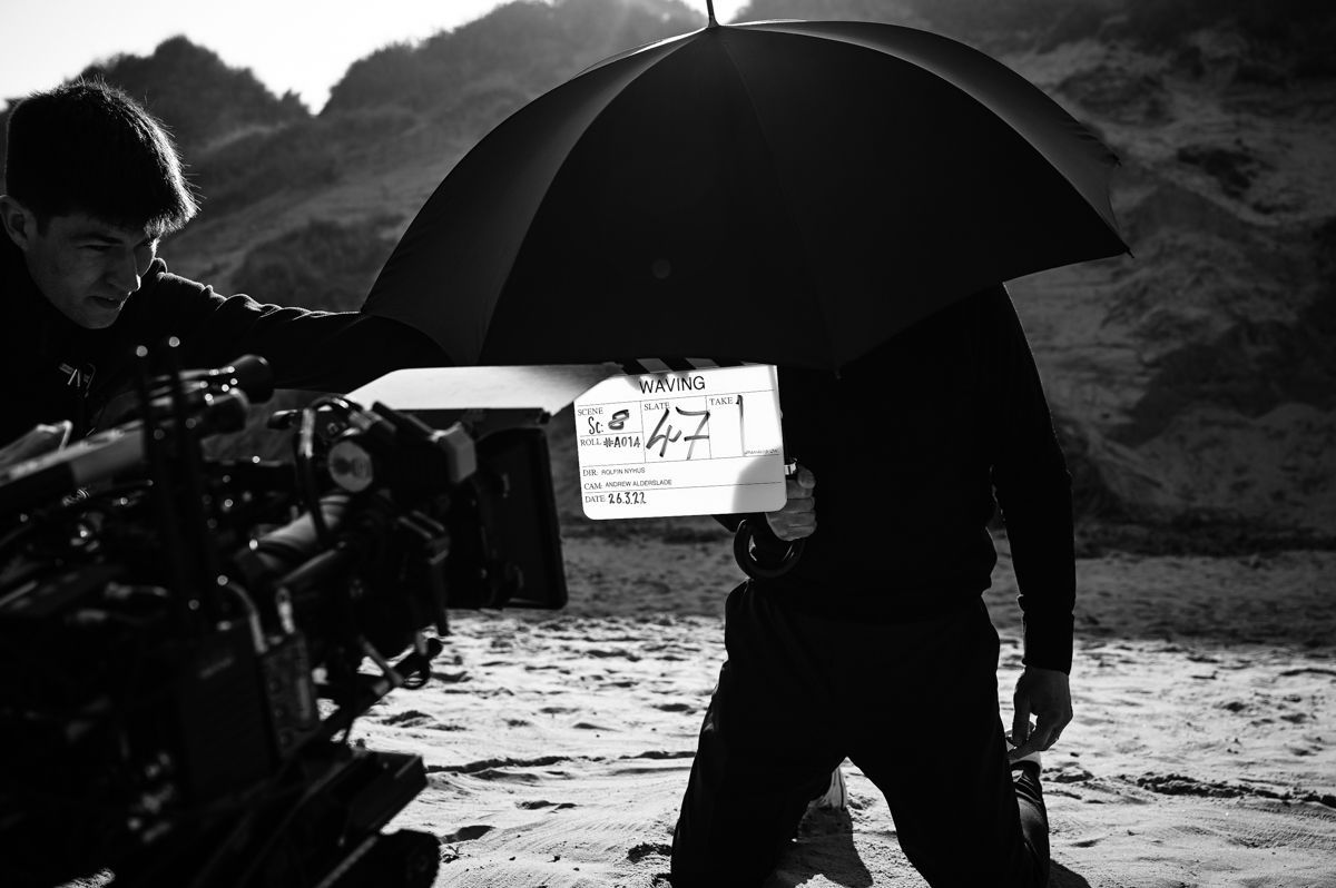 A #behindthescenes of our beach shoot for 'Waving'.
*
Waving screens on Sunday 29th October @ 19:00 courtesy of <a href="/CurtasAC/">CURTAS Festival do Imaxinario</a>.
*
#wavingOCDfilm #ocdrecovery #ocd #ocdfilm #ocdawareness #mentalhealth #intrusivethoughts #indiefilm #festivaldoimaxinario  #shortfilm #indieshort