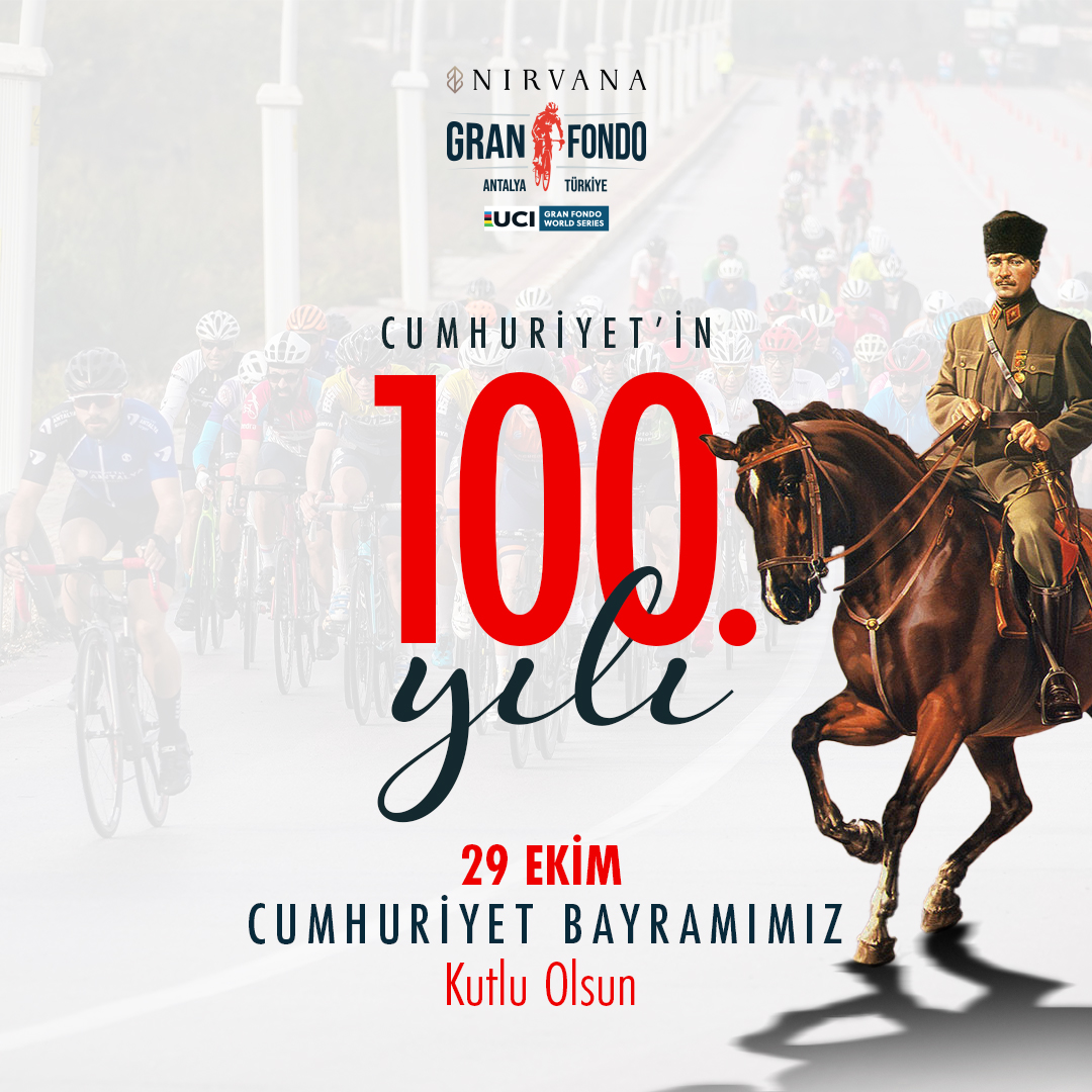 ucigranfondoant's tweet photo. Cumhuriyetimizin 100. Yılı Kutlu Olsun. 🇹🇷 🚴🏻‍♂️ 🚴🏻‍♀️ https://t.co/SSDSrgz0CB