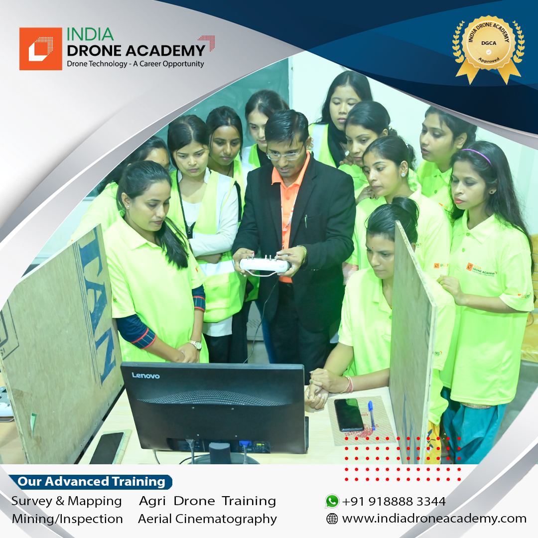 'Breaking Barriers, Soaring Higher: Empowering Women in Drone Technology and Instruction at India Drone Academy 🌟

Phone no:- 9188883344
training@indiadroneacademy
indiadroneacademy.com
#IndiaDroneAcademy #DronePilotTraining #DroneCareer #AerialPhotography #AviationFuture