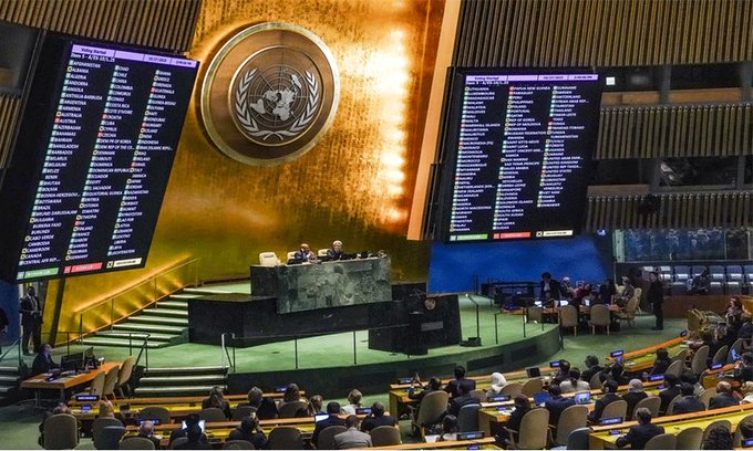 হামাস-ইসরায়েল যুদ্ধ জাতিসংঘে যুদ্ধবিরতির প্রস্তাব পাস