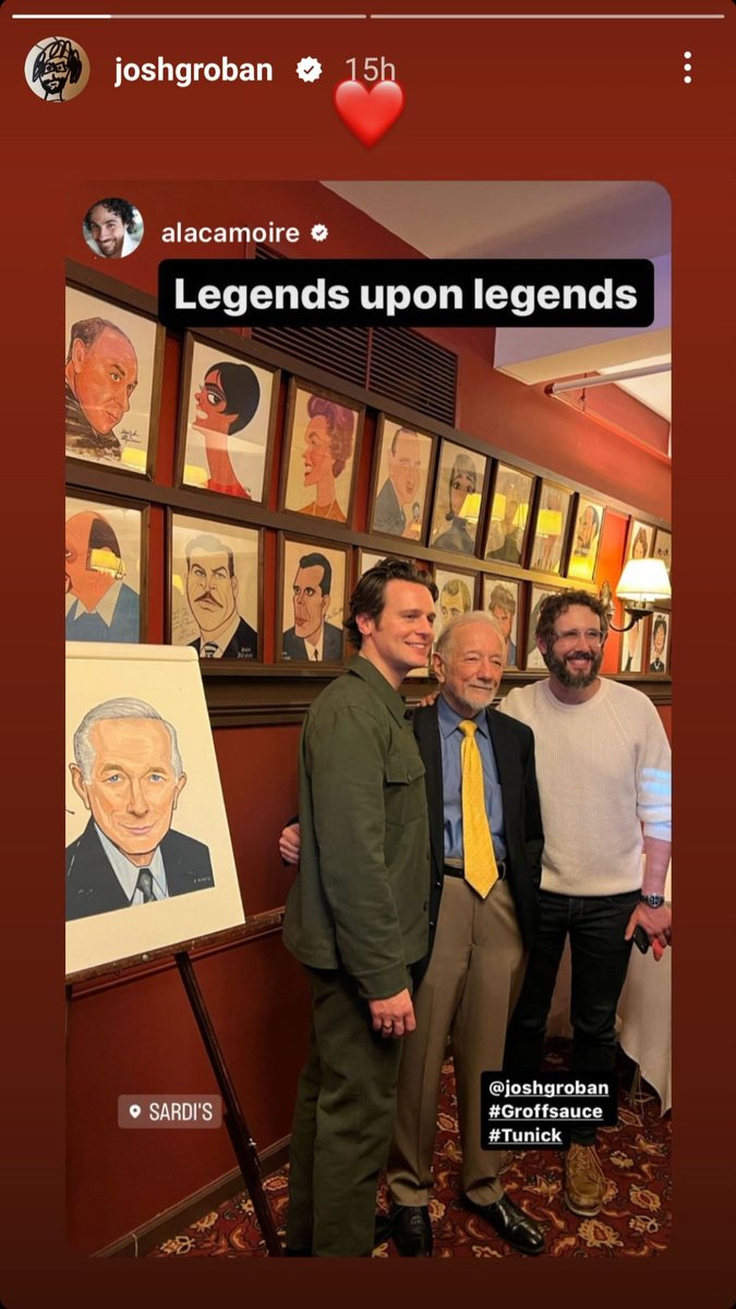 Timpanist's tweet photo. #instastory from @joshgroban. repost from #alacamoire @SardisNYC @jonathantunick #groffsauce https://t.co/OnoN4CINvs