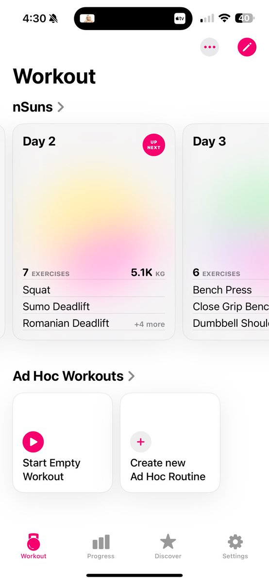 l1amjs_prod's tweet photo. @_nstrm what factors determine the colours behind each routine in @LiftinApp? https://t.co/GqVifGhS0t