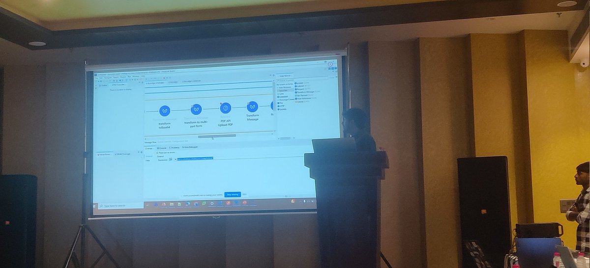 gauravp_singh's tweet photo. An amazing demo for MuleSoft Integration with DocuSign by @shubhamc1996
#JaipurMontrealMuleMeetup
#MuleSoftMeetups https://t.co/nX0KSdjvlG